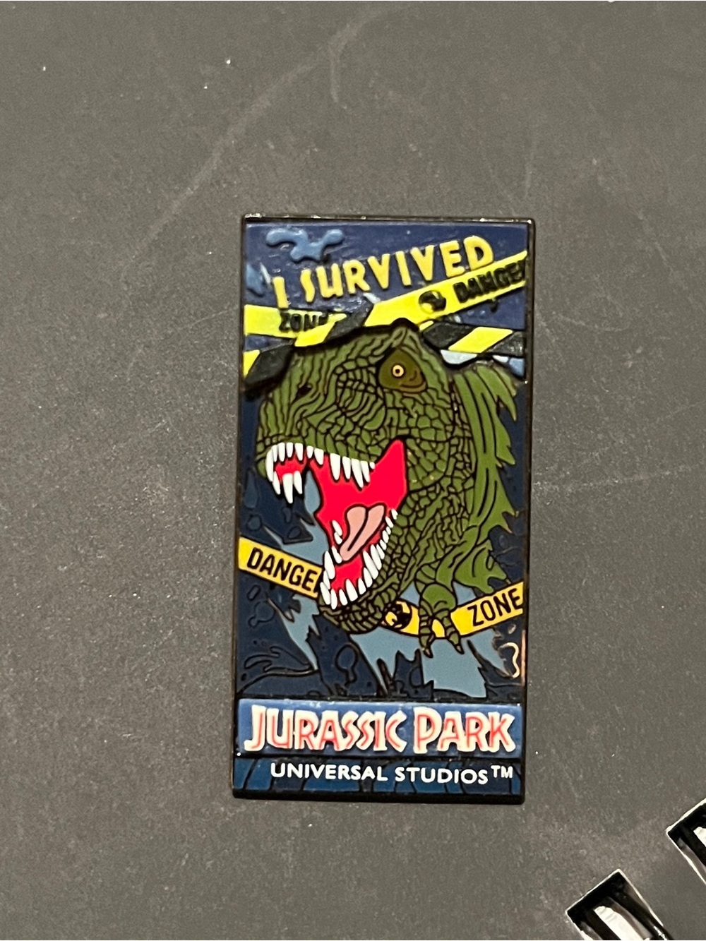 Universal Studios Jurassic Park T-Rex Enamel Pin - 2002 Vintage Collectible